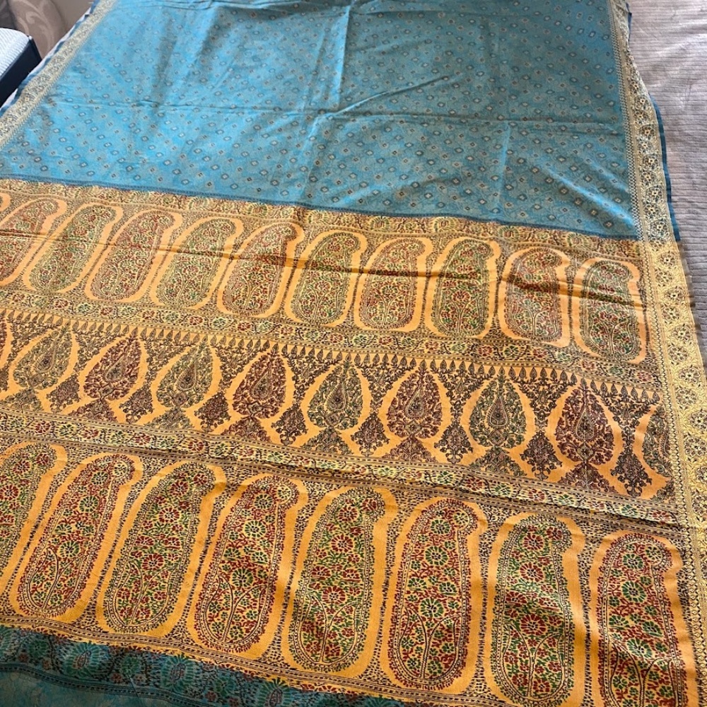 Teal Saree